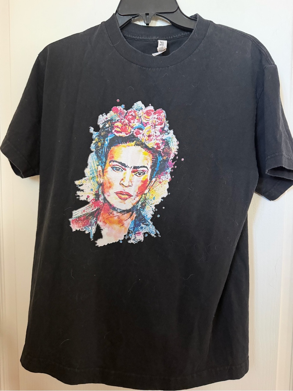 Vintage Frida Kahlo Graffiti Print Tee - Heavyweight - Size M